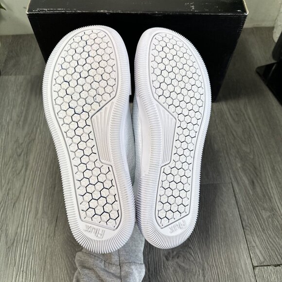 Flux Adapt Trainer Barefoot Triple White Knit White Sole ATWW-0010 Men 9 Wome 10
